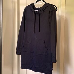 Extra long sweater dress